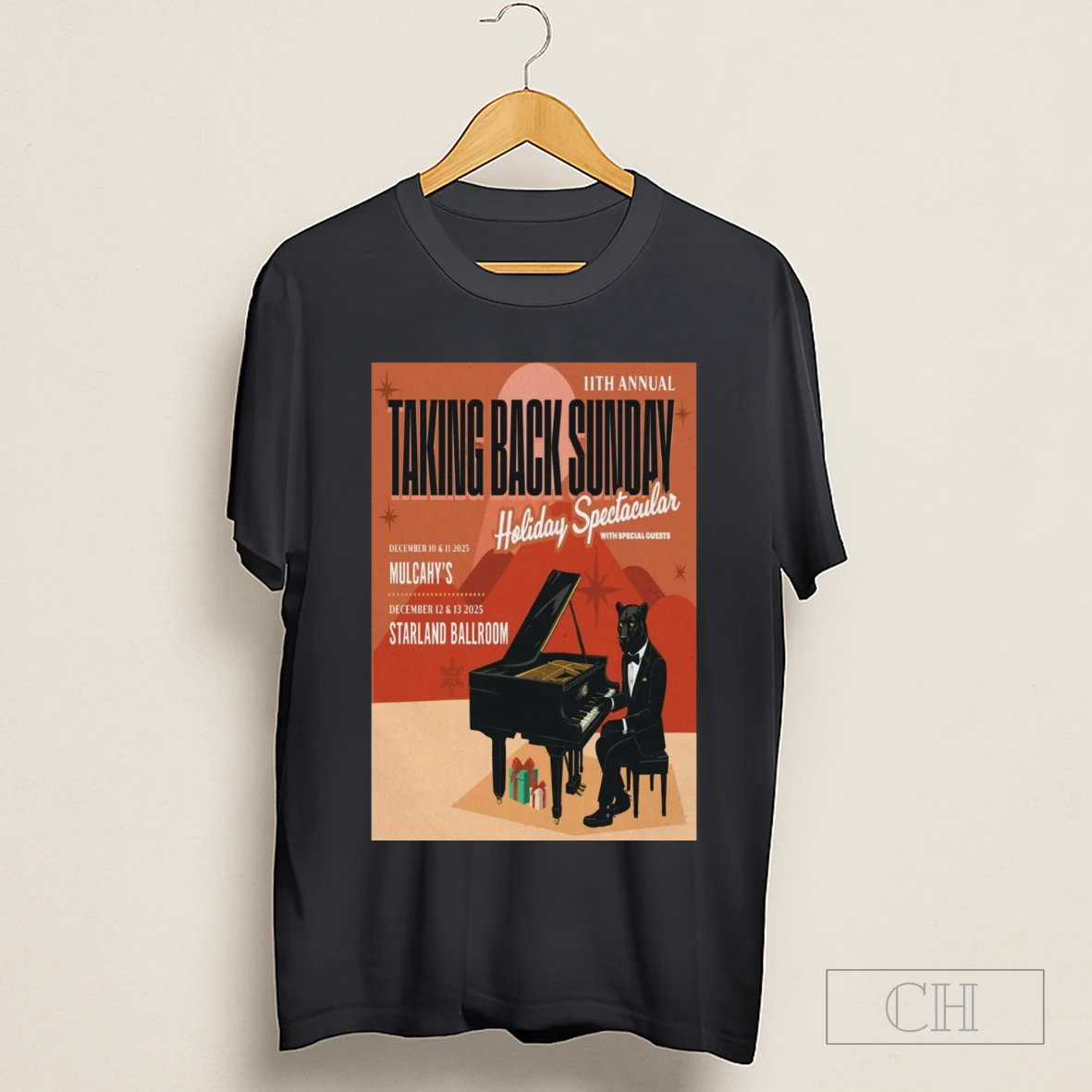Taking Back Sunday Tour December 2025 11th Annual Holiday Spectacular New Shirt