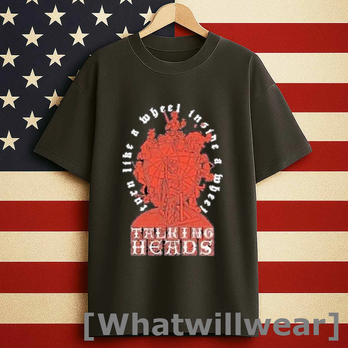 Talking Heads Turn Like A Wheel Inside A Wheel Slippery People Shirts