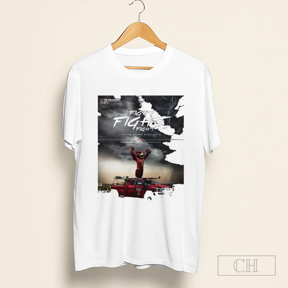Temple Vs Oklahoma Fight Fight Fight For The Cherry The White September 13 2025 Shirt