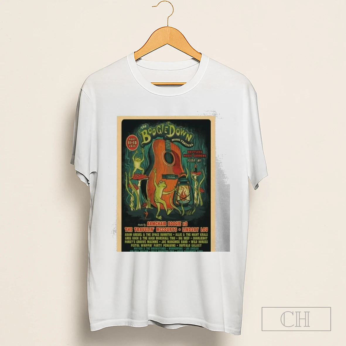 The Boogiedown Music Festival 2025 Driftless Yuba Wisconsin September 11 13 2025 Shirt