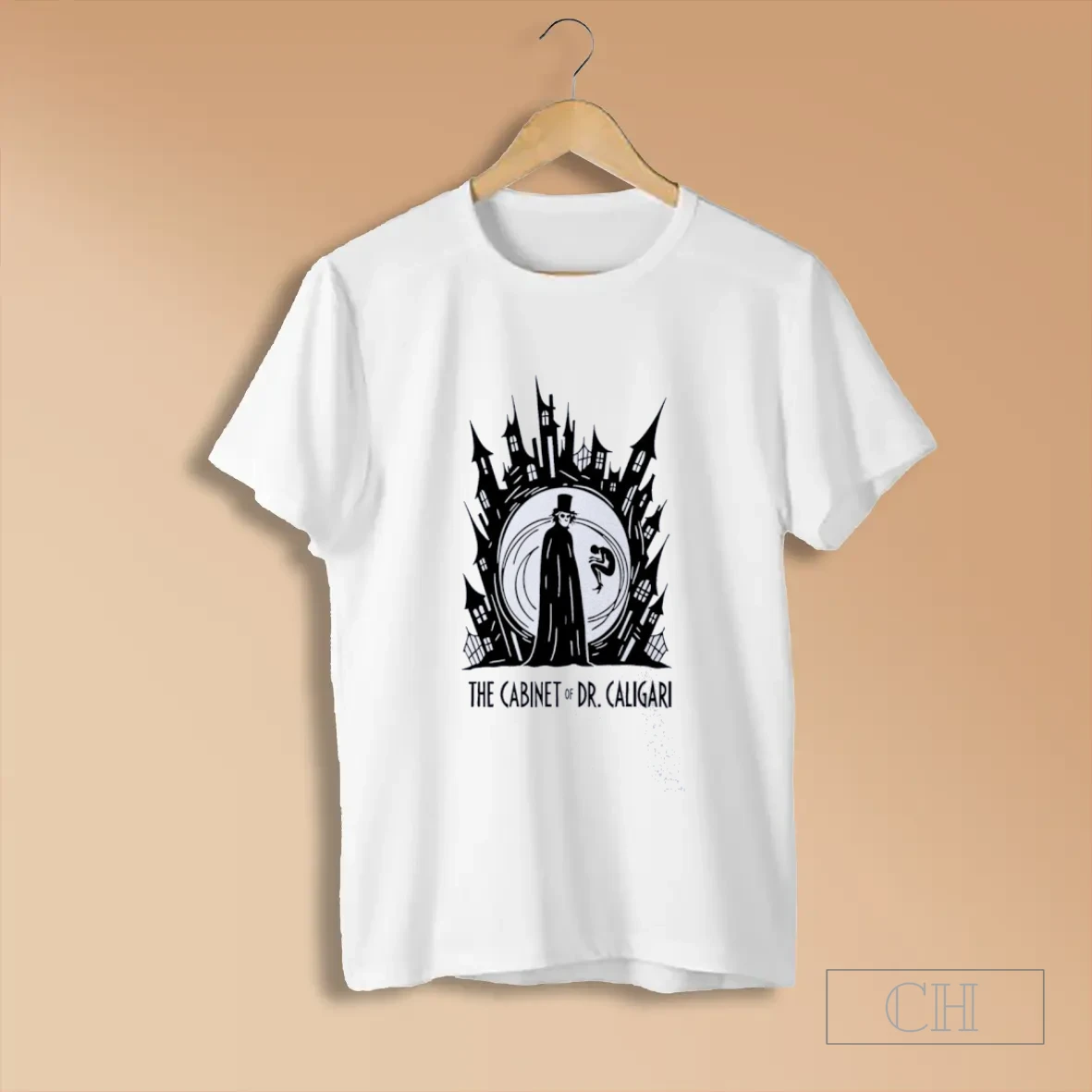 The Cabinet Of Dr Caligari Classic Horror Graphic T Shirt