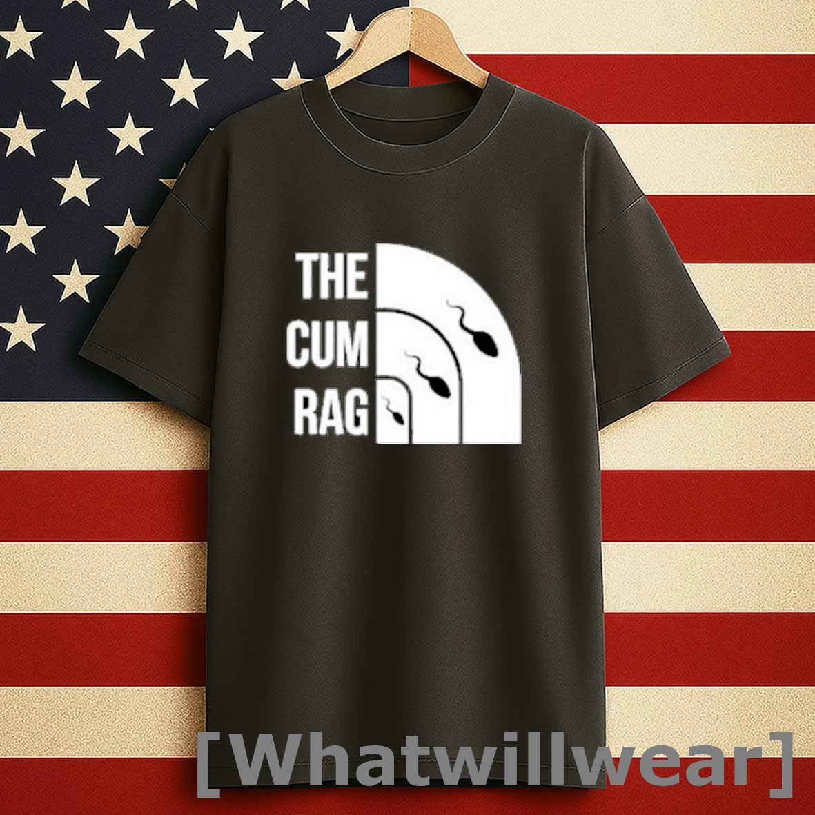 The Cum Rag Sperm Logo Parody Shirts