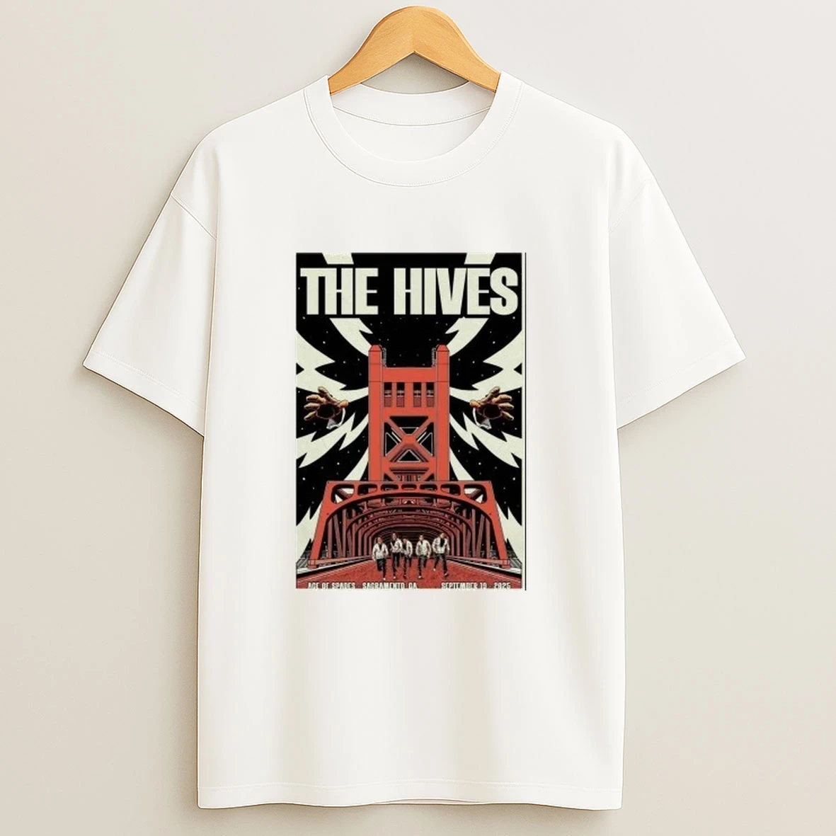 The Hives At The Warfield San Francisco 09 19 2025 Shirts