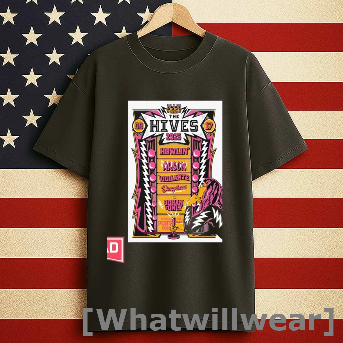The Hives Portland Oregon Concert Shirts