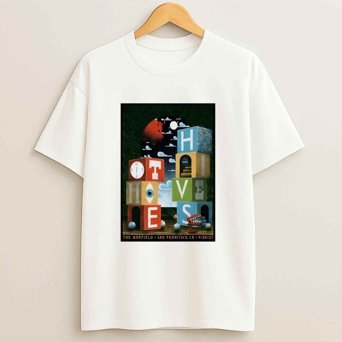 The Hives San Francisco Tour On Sep 20 2025 Shirts