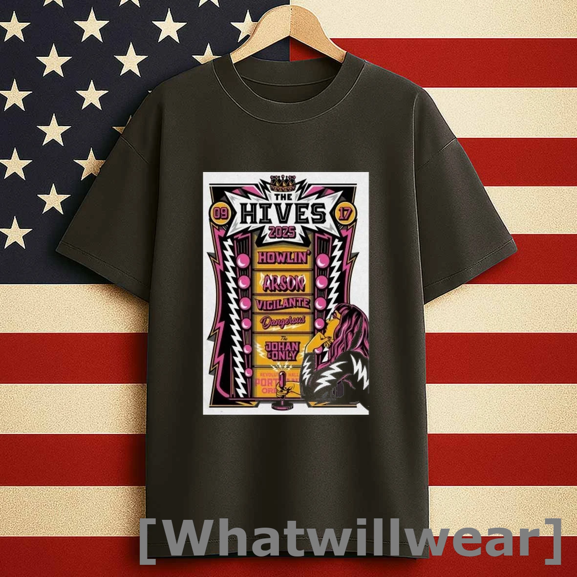 The Hives Sep 17 2025 Portland Or Revolution Hall Shirts