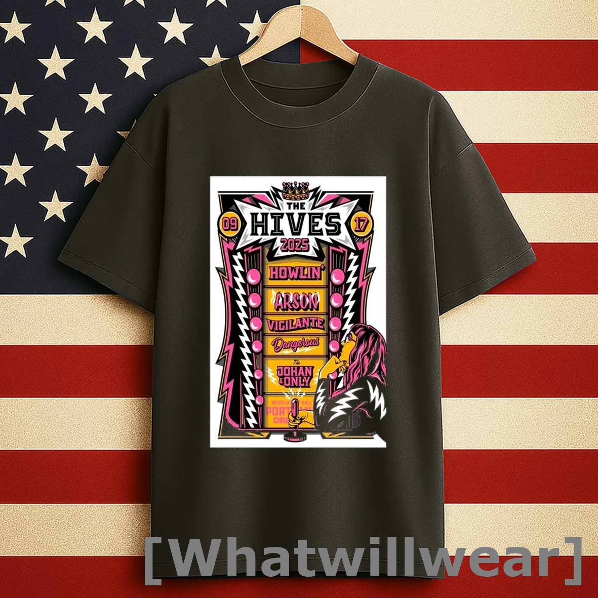 The Hives September 17 2025 Portland Or Tour Shirts