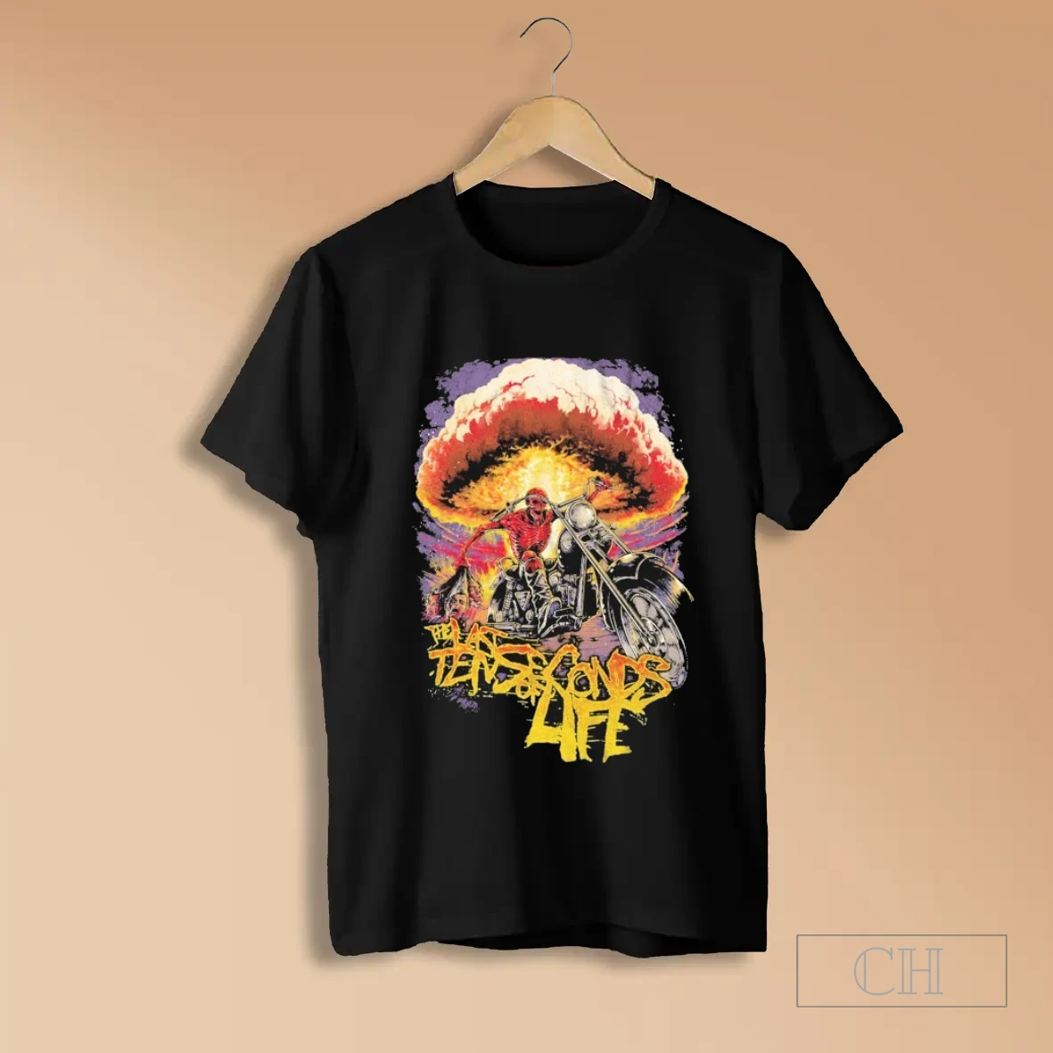 The Last Ten Seconds Of Life Biker Tour 2025 Skeleton Motor T Shirts