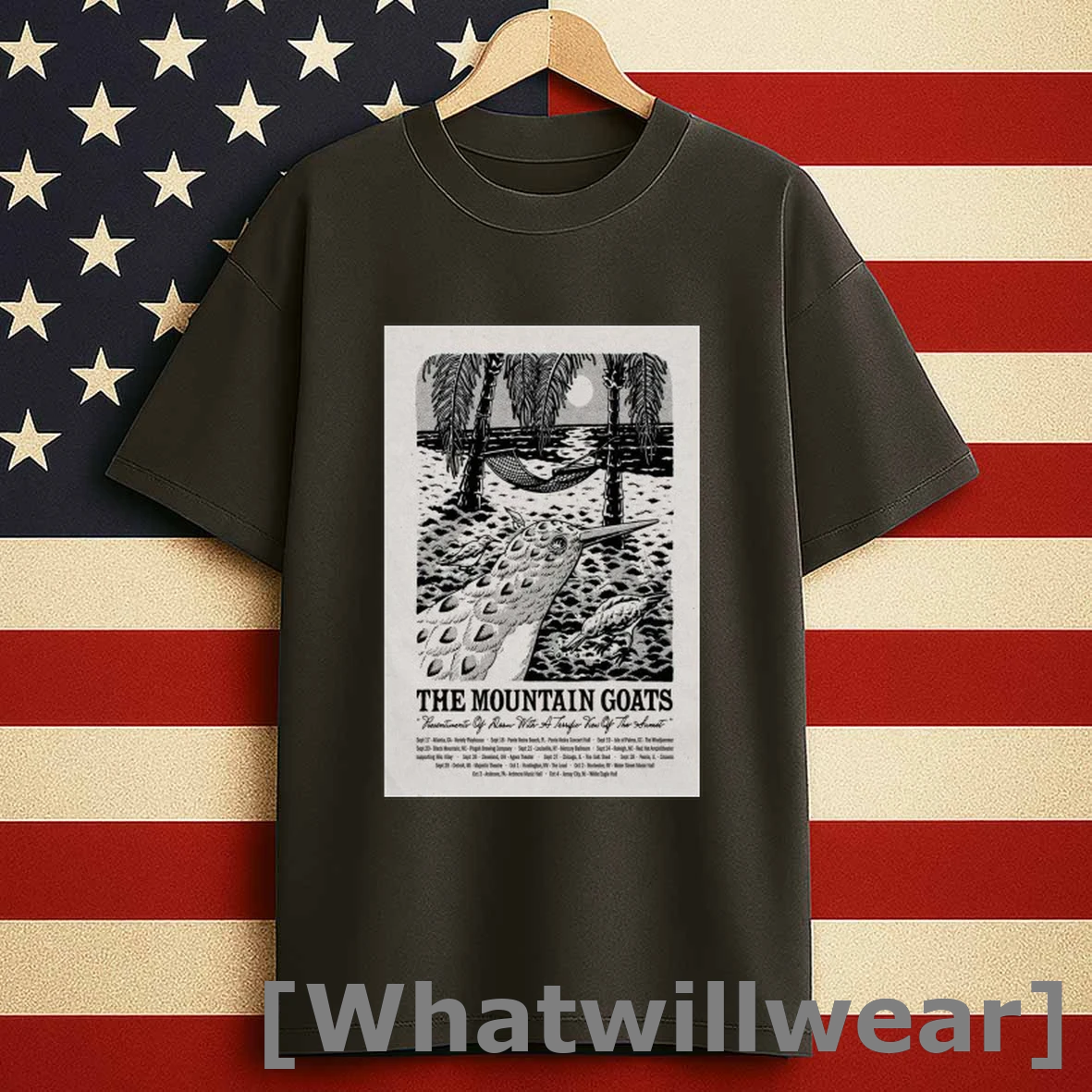 The Mountain Goats Tour Sept Oct 2025 Shirts