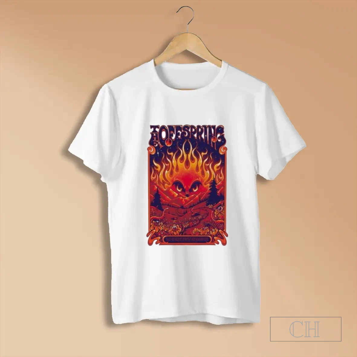 The Offspring Supercharged Worldwide In 25 West Valley City Ut T Shirt