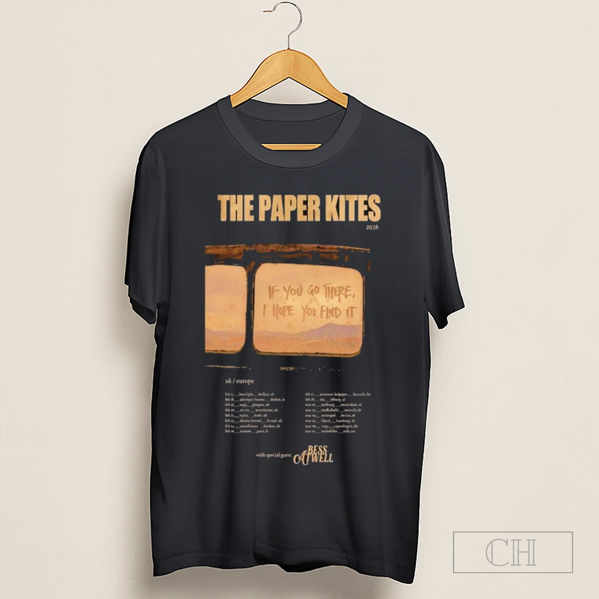 The Paper Kites If You Go There I Hope You Find It Uk Europe Tour 2026 Dates Shirt