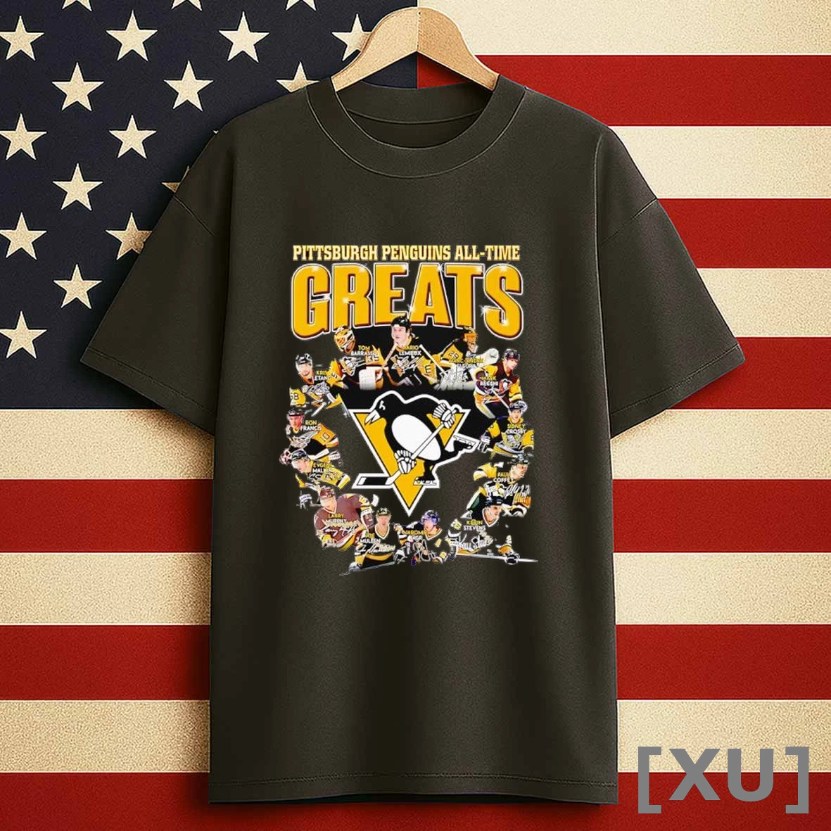 The Pittsburgh Penguins Hockey All Time Greats Signatures Shirts