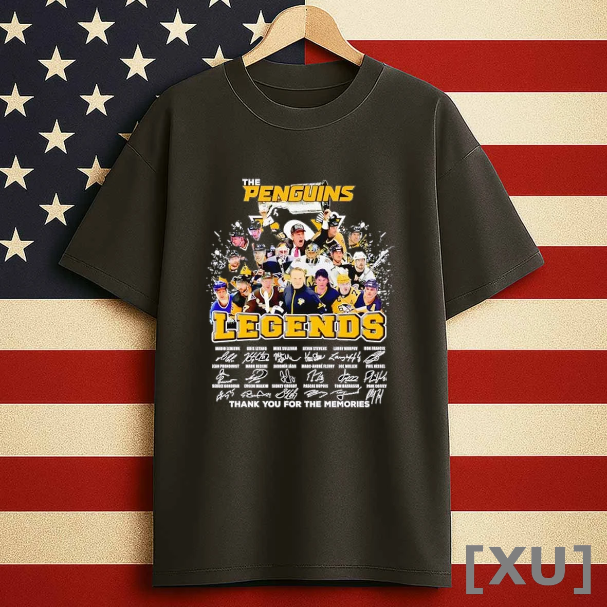 The Pittsburgh Penguins Hockey Legends Thank You For The Memories Signatures Shirts