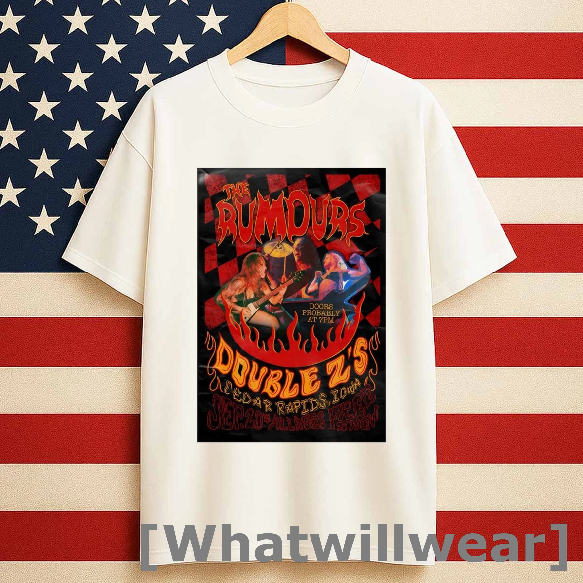 The Rumours September 20 2025 Double Zs In Cedar Rapids Iowa Shirts