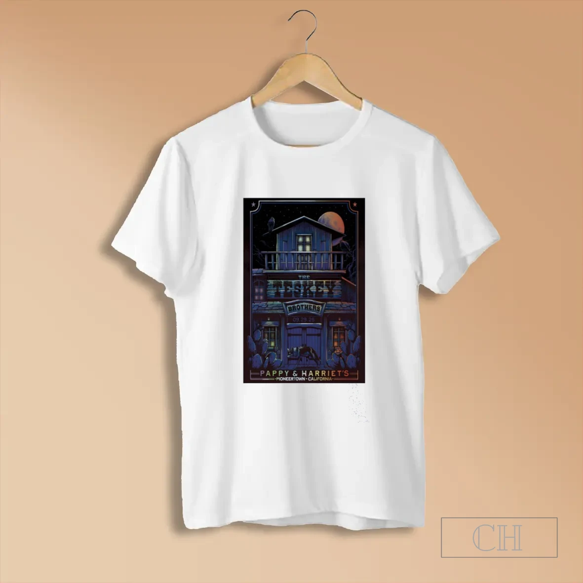 The Teskey Brothers Sep 29 2025 Pappy Harriets Indoor Stage Pioneertown Ca T Shirt