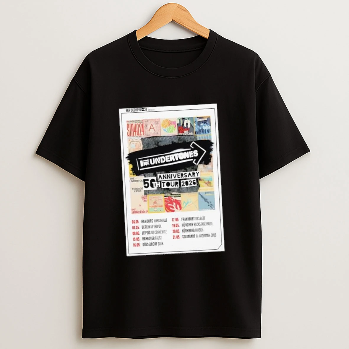 The Undertones 50th Anniversary Tour 2026 Shirts