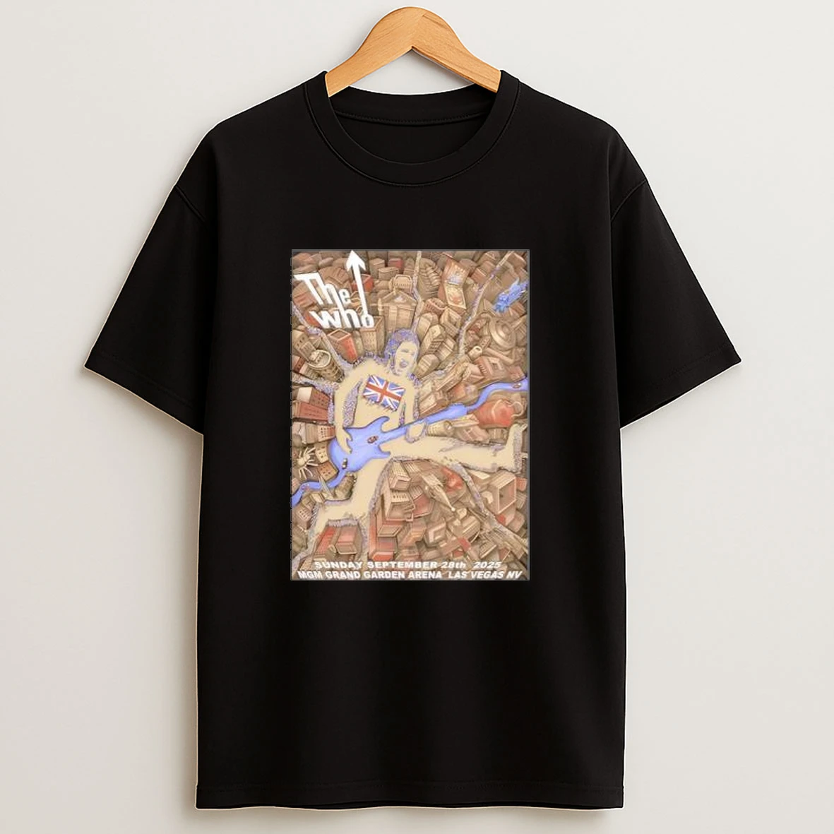 The Who Las Vegas 9 28 2025 Tour Shirts