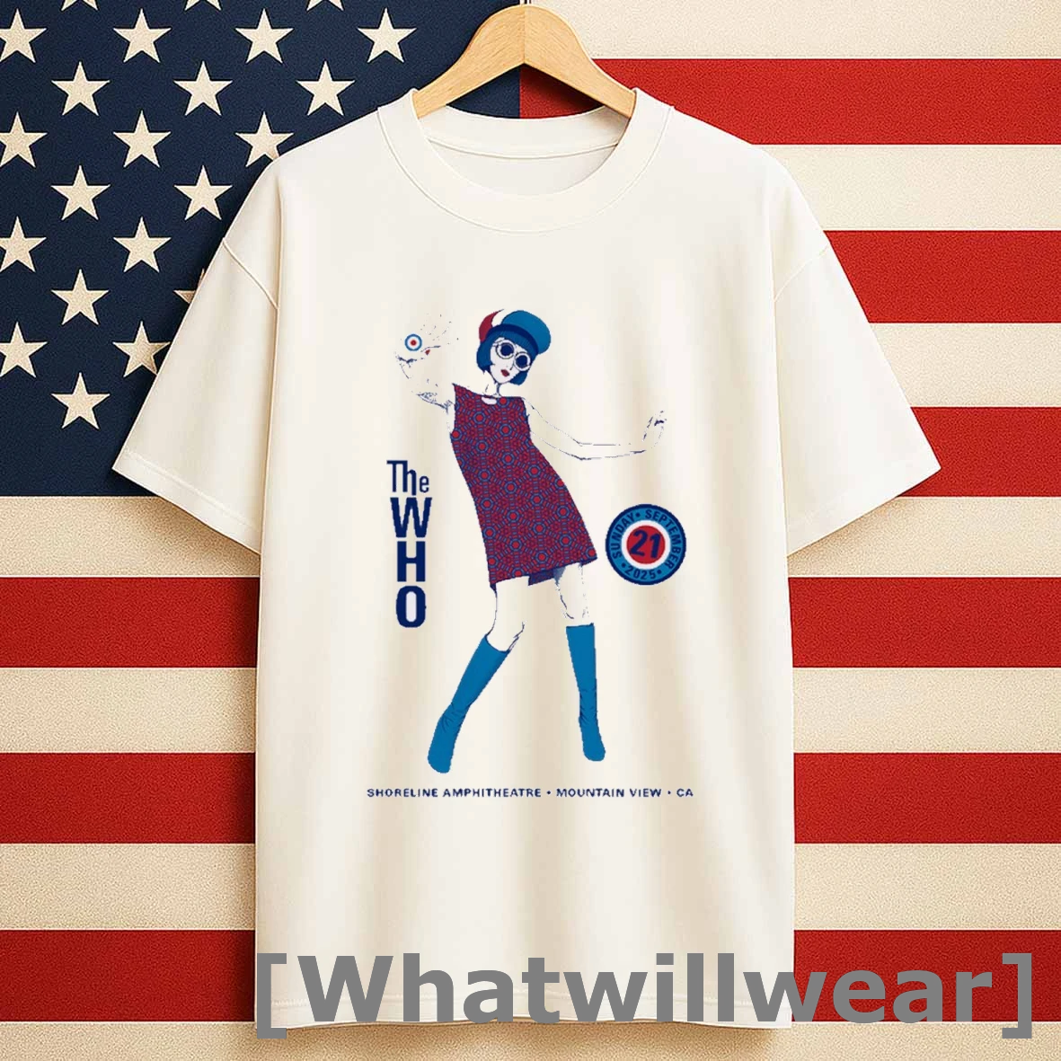 The Who Shoreline Amphitheatre Mountain View Ca Sunday September 21 2025 Shirts