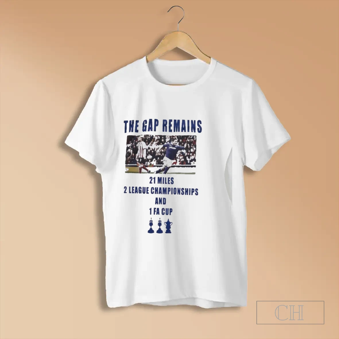 The Gap Remains 21 Miles 2 League Championship And 1 Fa Cup Shirts