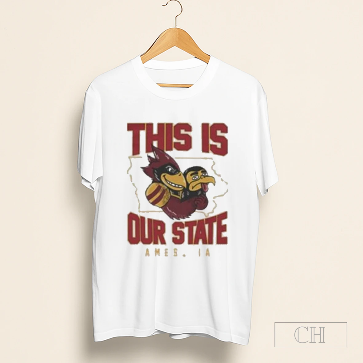 This Is Our State Iowa State Cyclones Ames Ia Map Shirt