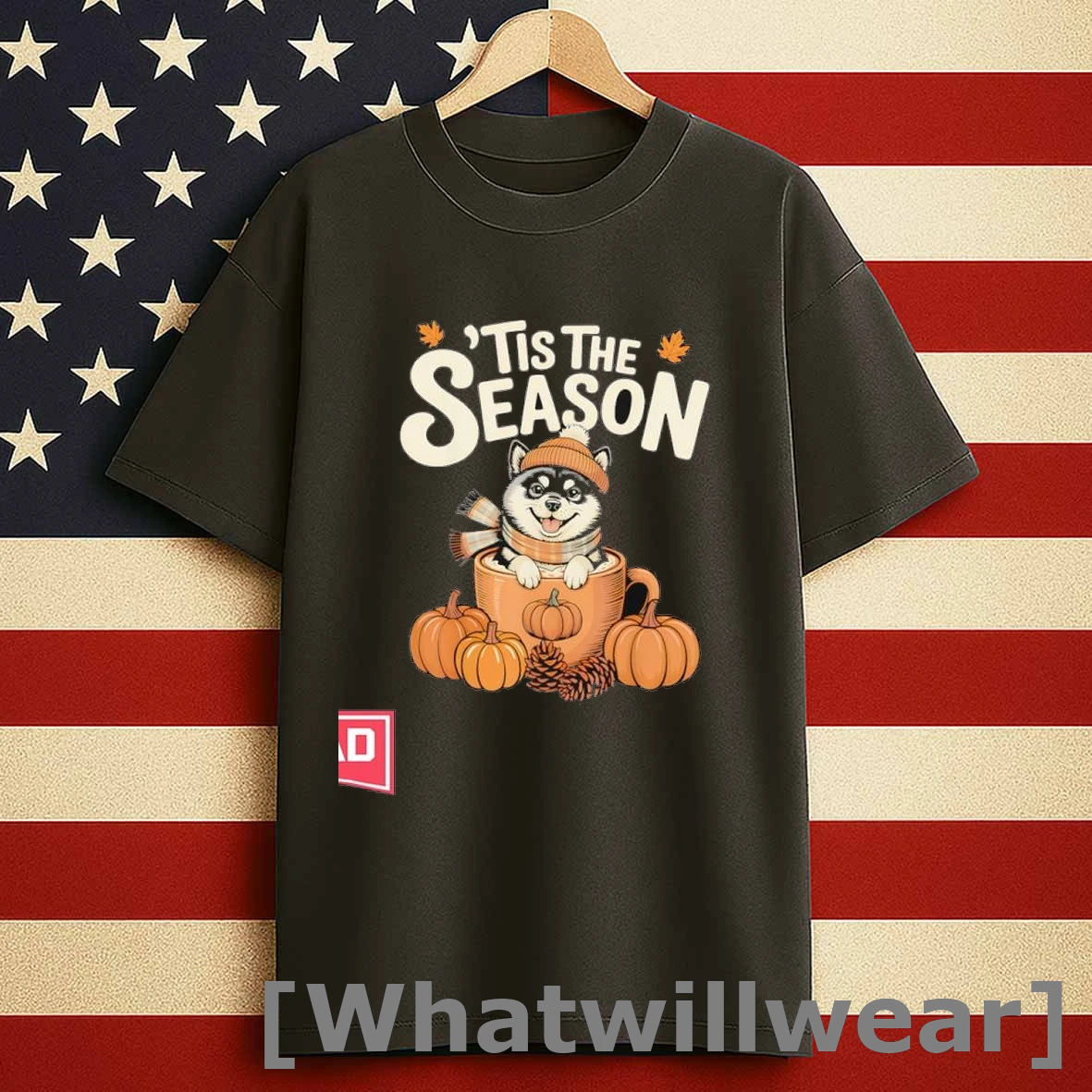 Tis The Season Shiba Inu Fall Coffee Autumn Pumpkin Spice Shirts