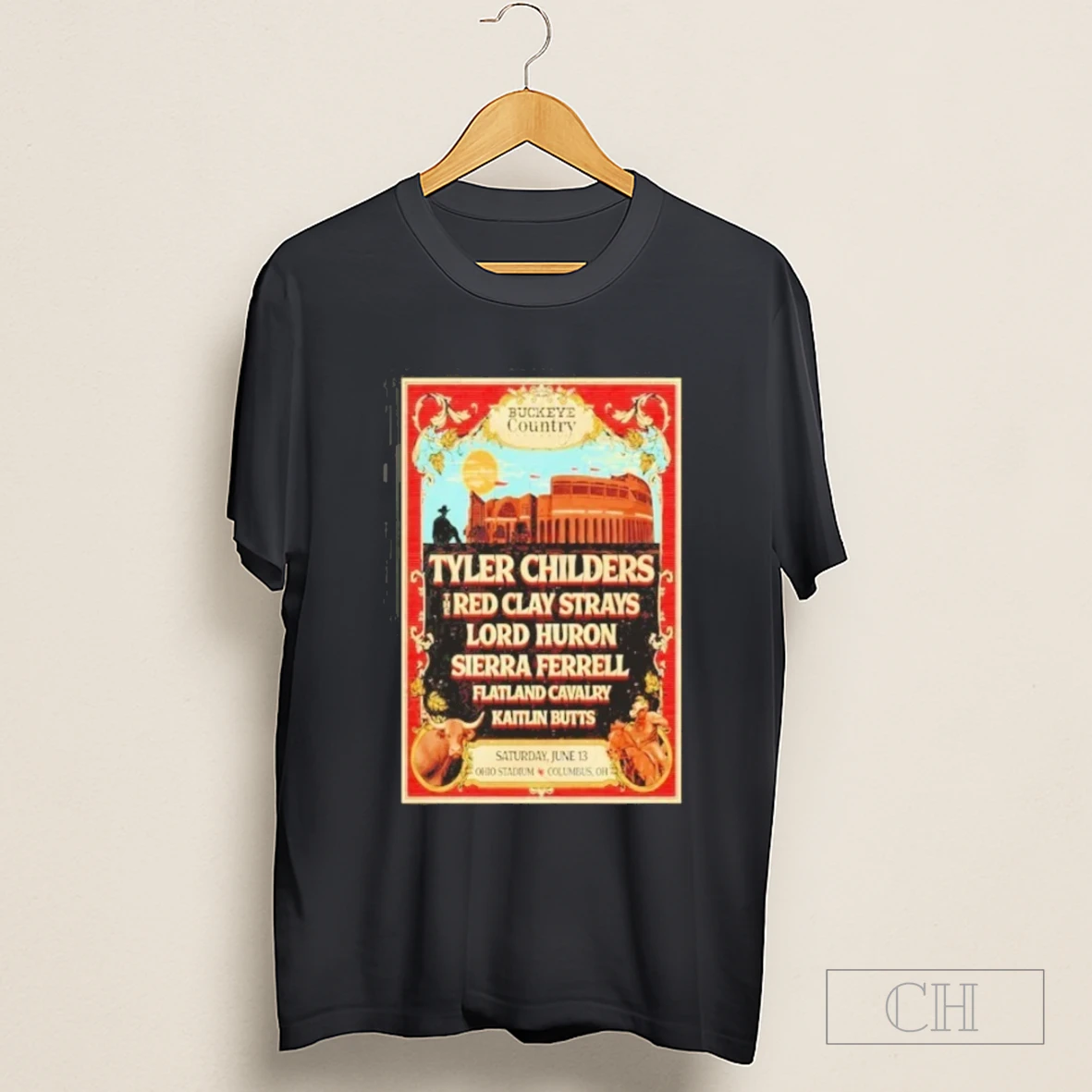 Top Buckeye Country Superfest 2026 In Columbus Ohio At Ohio Stadium On June 13 Lineup Shirt