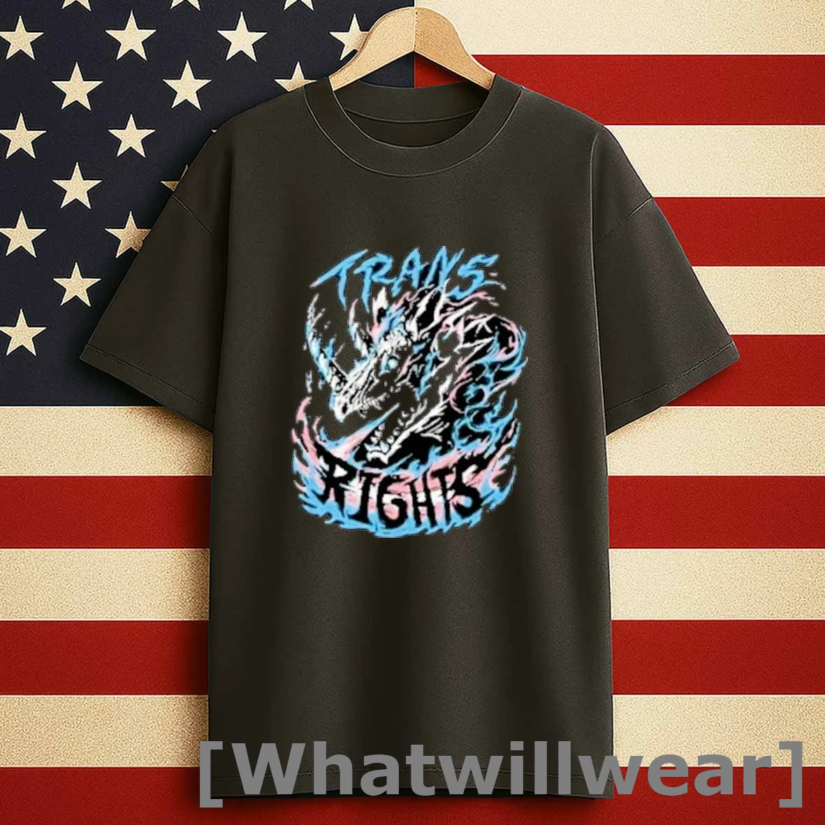 Trans Rights Dragon Shirts