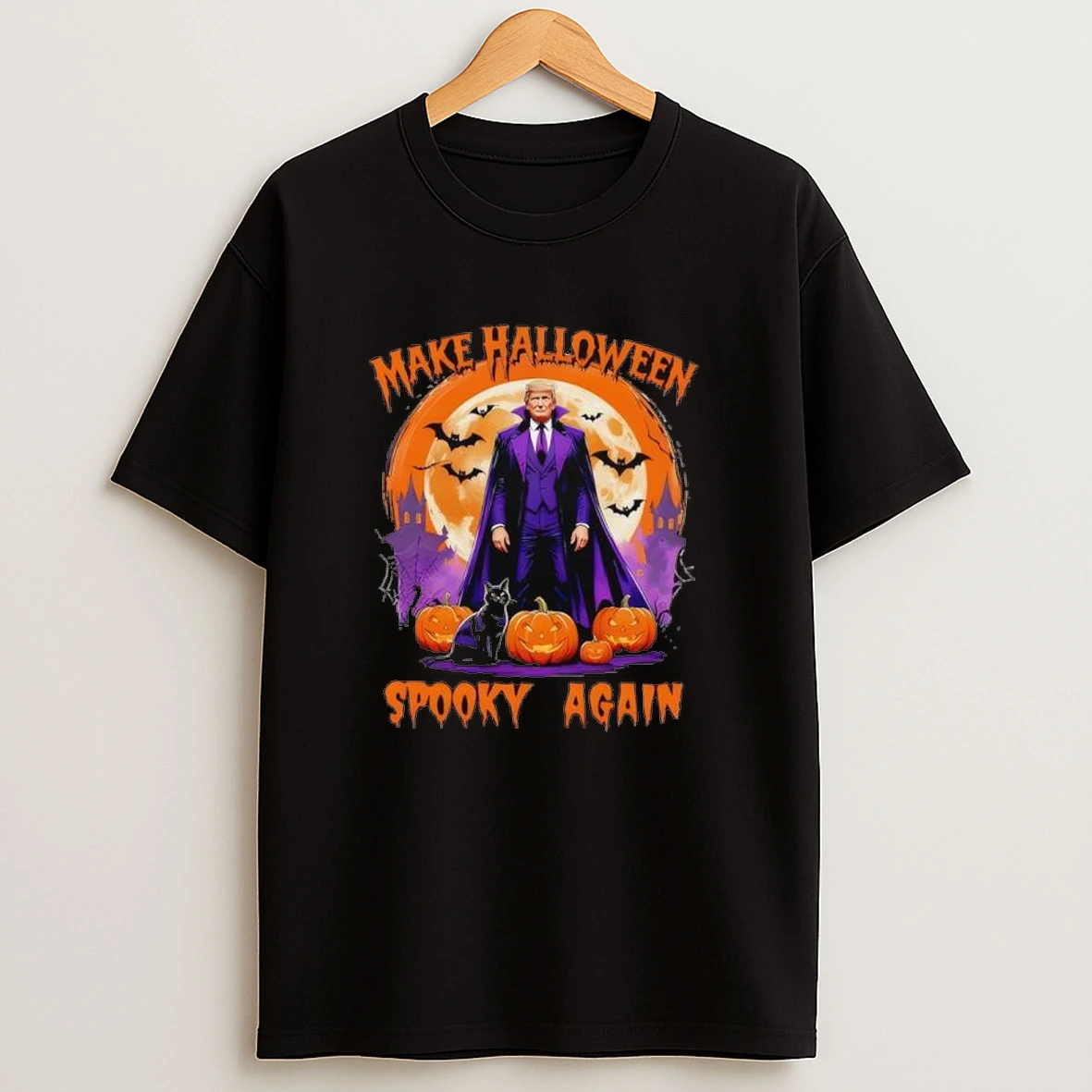 Trump Make Halloween Spooky Again Dracula Shirts