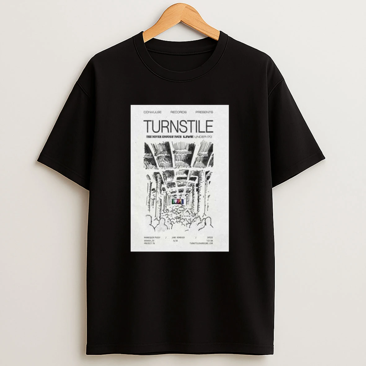 Turnstile The Never Enough Tour 2025 Denver Co Shirts