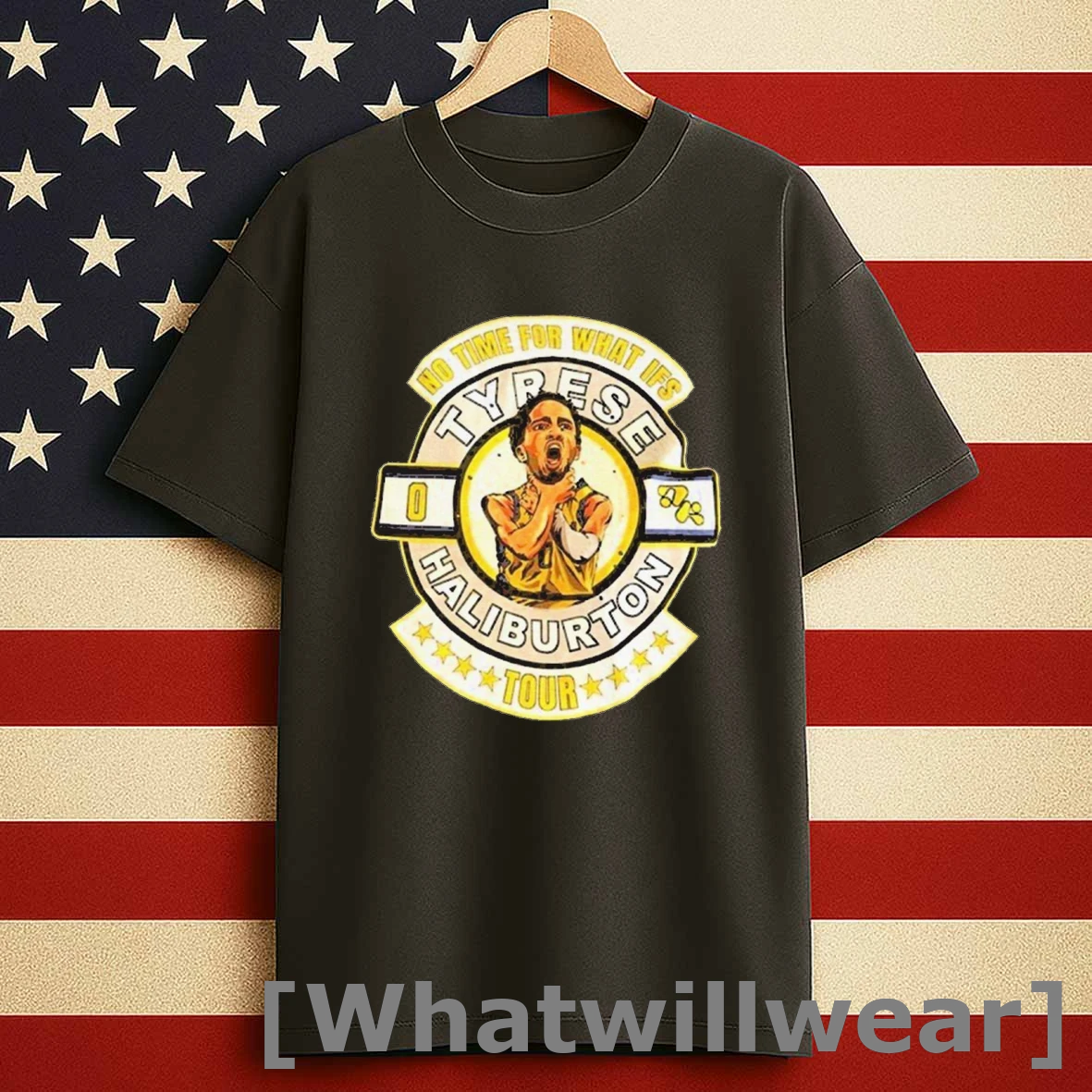 Tyrese Haliburton Wearing No Time For What Ifs Tour Wwe Wrestlepalooza 2025 Shirts