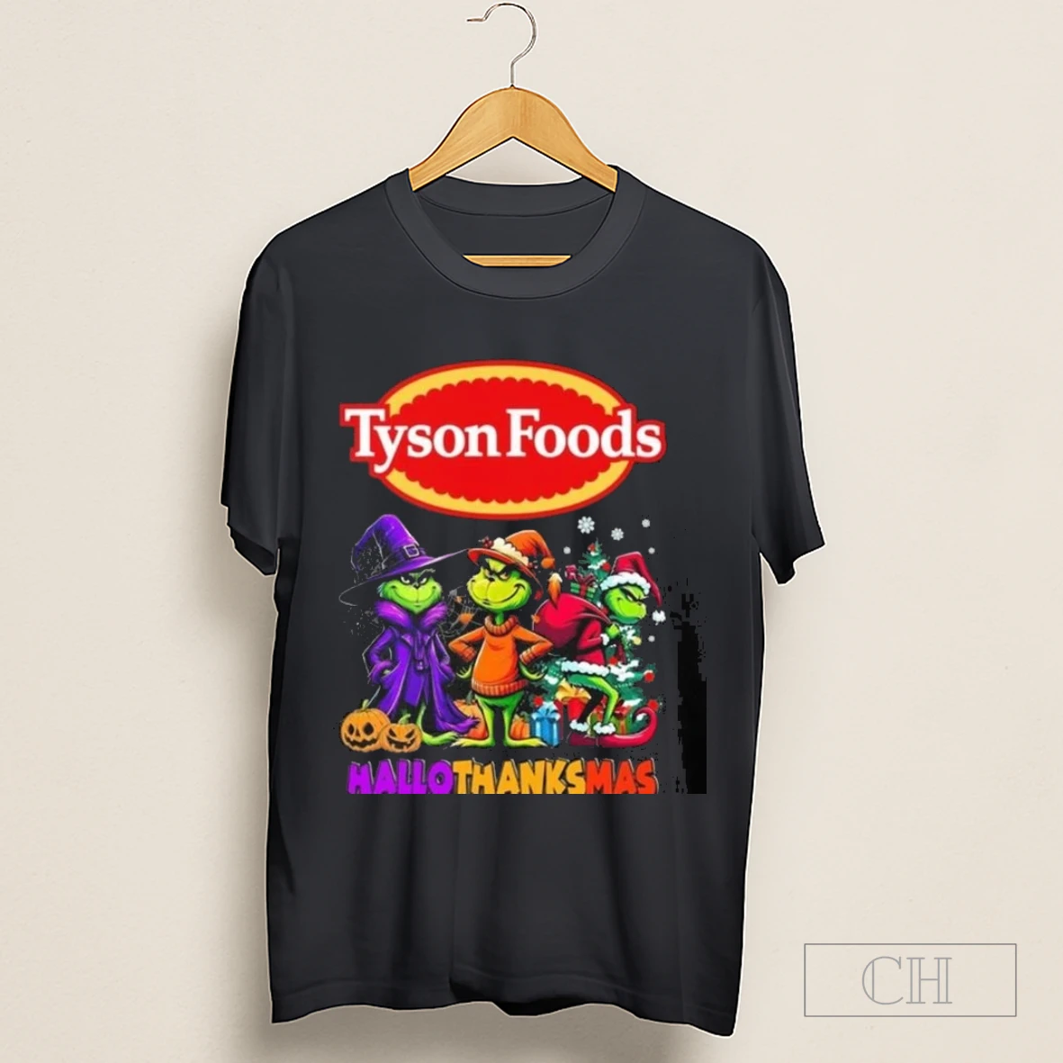 Tyson Foods The Grinch Hallothanksmas 2025 Shirt