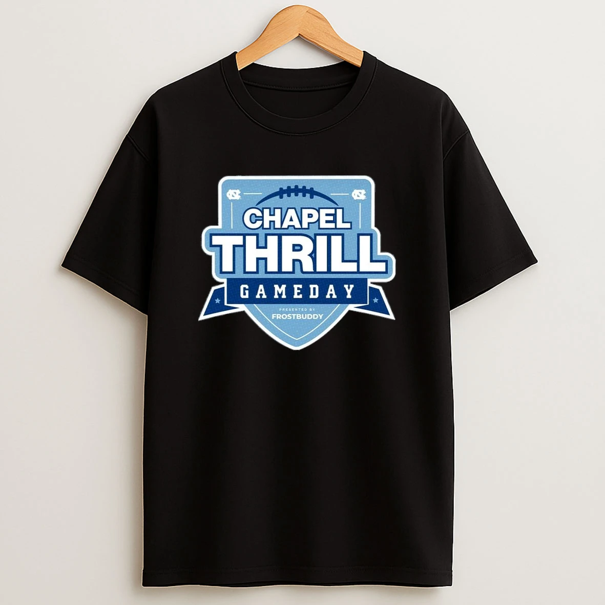 Unc Tar Heels Chapel Thrill Gameday 2025 Logo Shirts