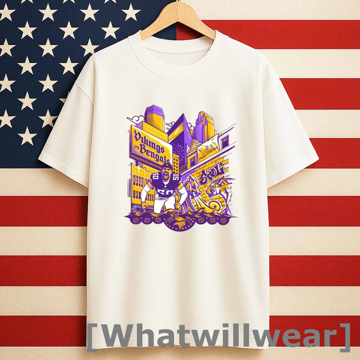 Vamos Vikings Minnesota Vikings Vs Cincinnati Bengals Latino Hispanic Heritage Painting Shirts