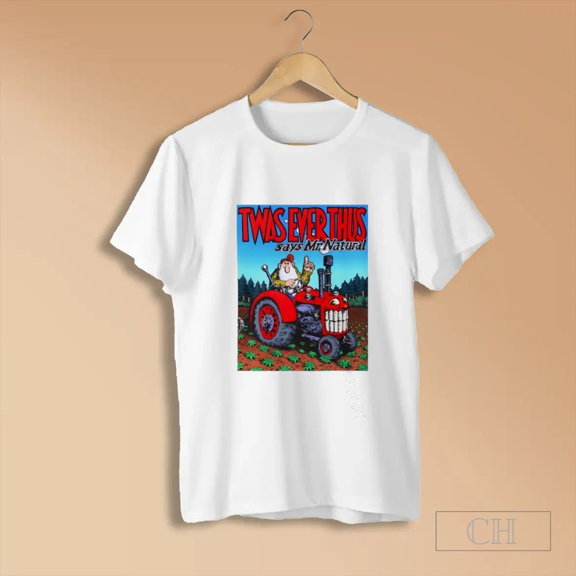 Vintage Robert Crumb Twas Ever Thus Says Mr Natural Graphic T Shirt