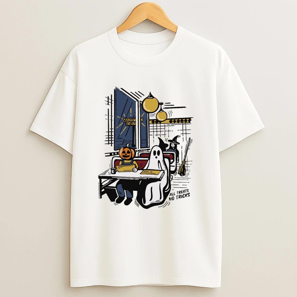 Waffle House All Tricks No Treats Halloween 2025 Shirts