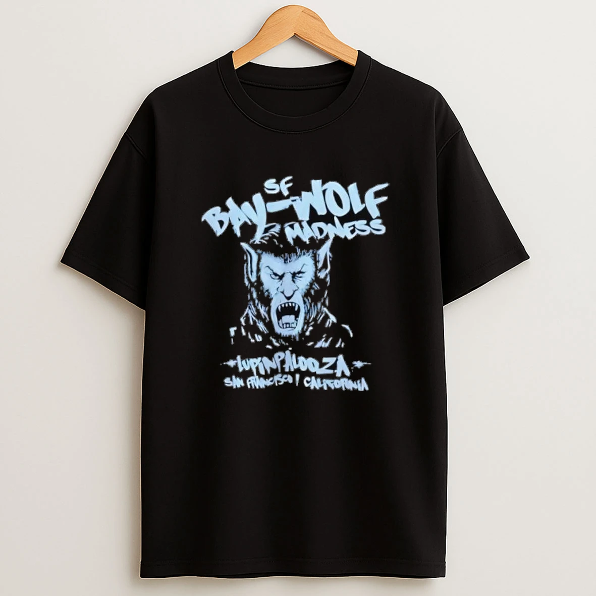 Werewolf Bay Wolf Madness Lupimpalooza San Francisco California Shirts