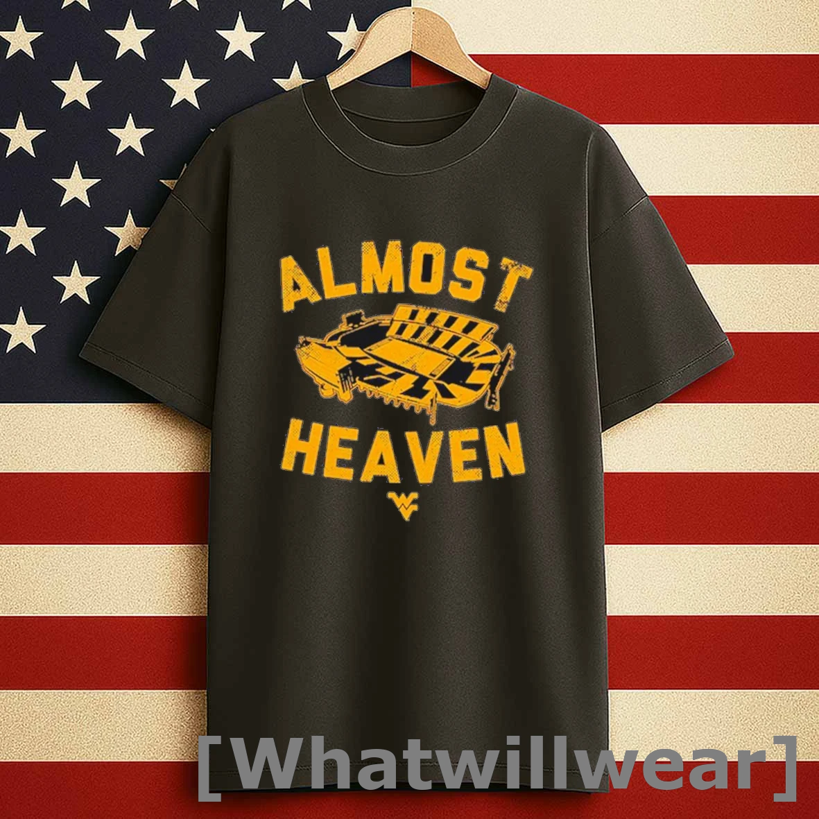 West Virginia Mountaineers Almost Heaven Stadium Shirts