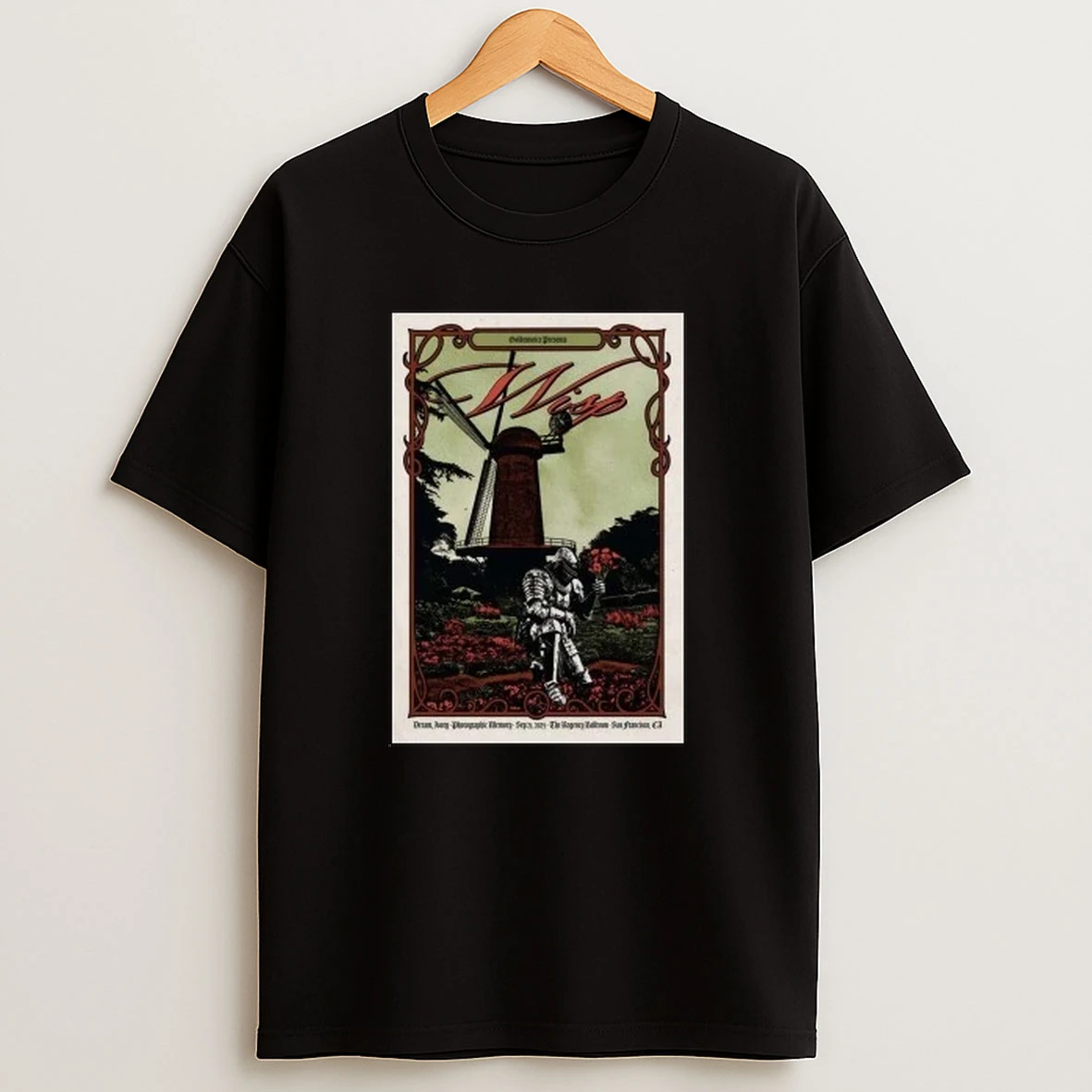 Wisp The Regency Ballroom In San Francisco Ca Sep 21 2025 Shirts