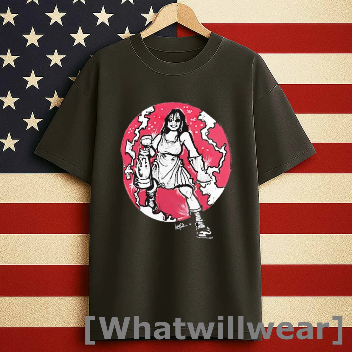 Wyatt Sicks Lumis Collection Abby The Witch Wwe 2025 Painting Shirts
