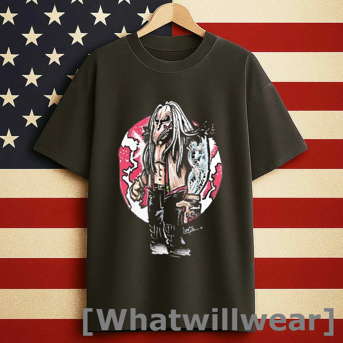 Wyatt Sicks Lumis Collection Mercy The Buzzard Wwe 2025 Painting Shirts