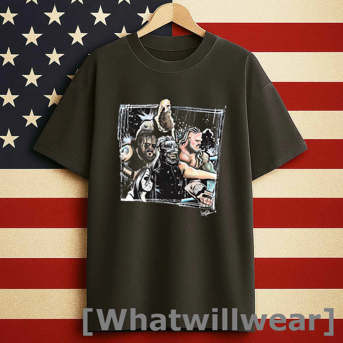 Wyatt Sicks Lumis Collection Wwe 2025 Painting Shirts