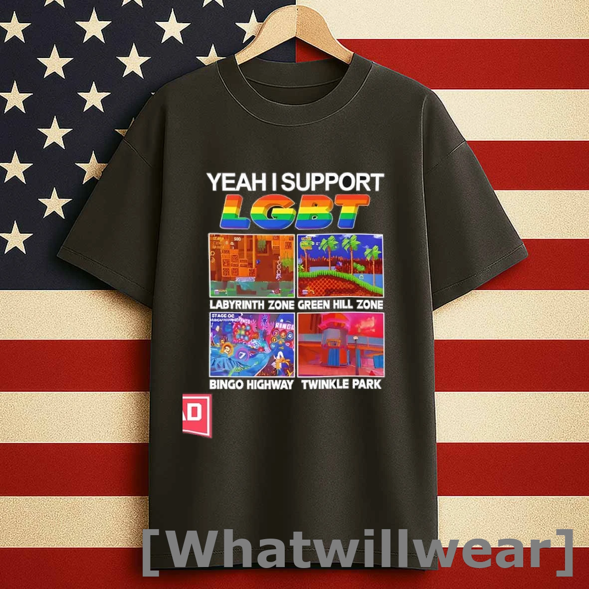 Yeah I Support Lgbt Sonic Shirts