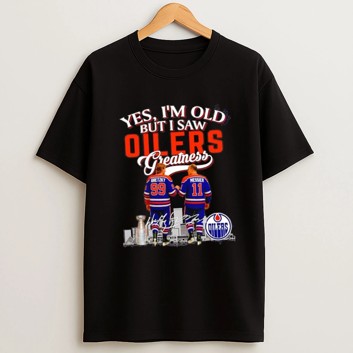 Yes Im Old But I Saw Edmonton Oilers Greatness Legends Signatures Shirts