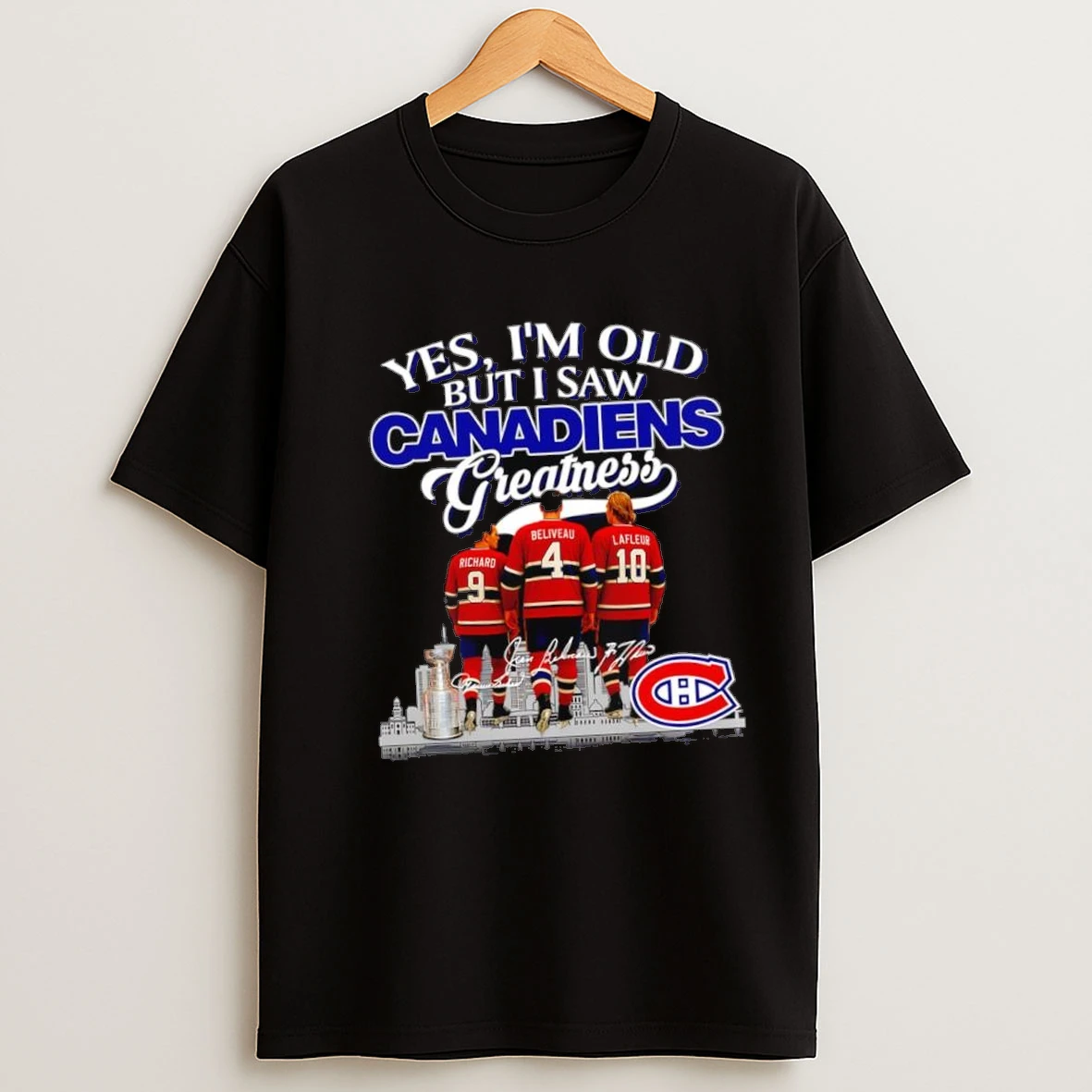 Yes Im Old But I Saw Montreal Canadiens Greatness Legends Signatures Shirts