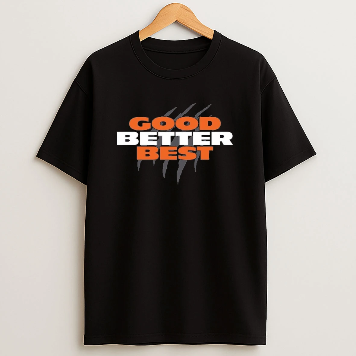 A2kkafx6 Good Bettter Best Chicago Bears Claw Marks Shirts