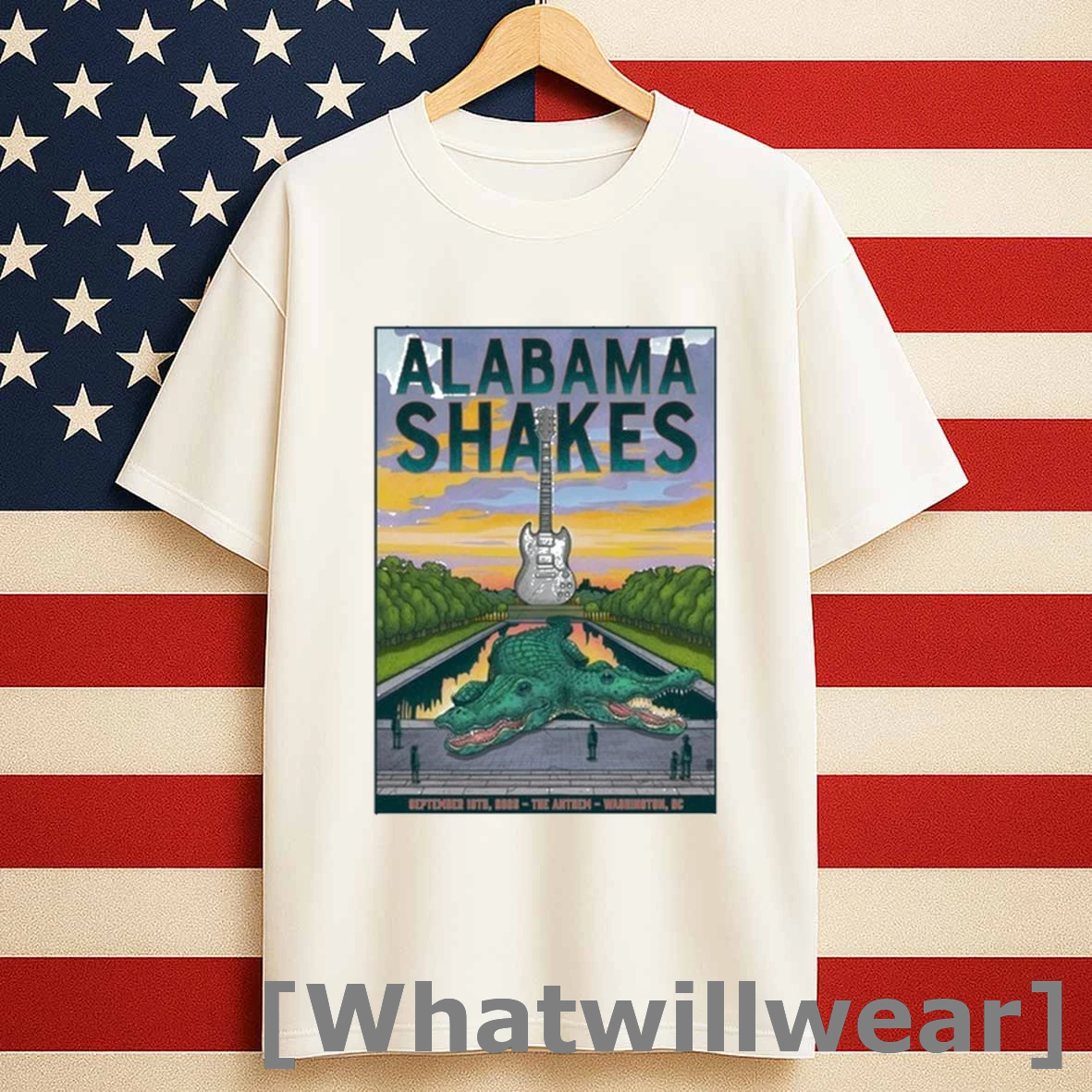 Alabama Shakes 9 19 2025 Washington Event Shirts