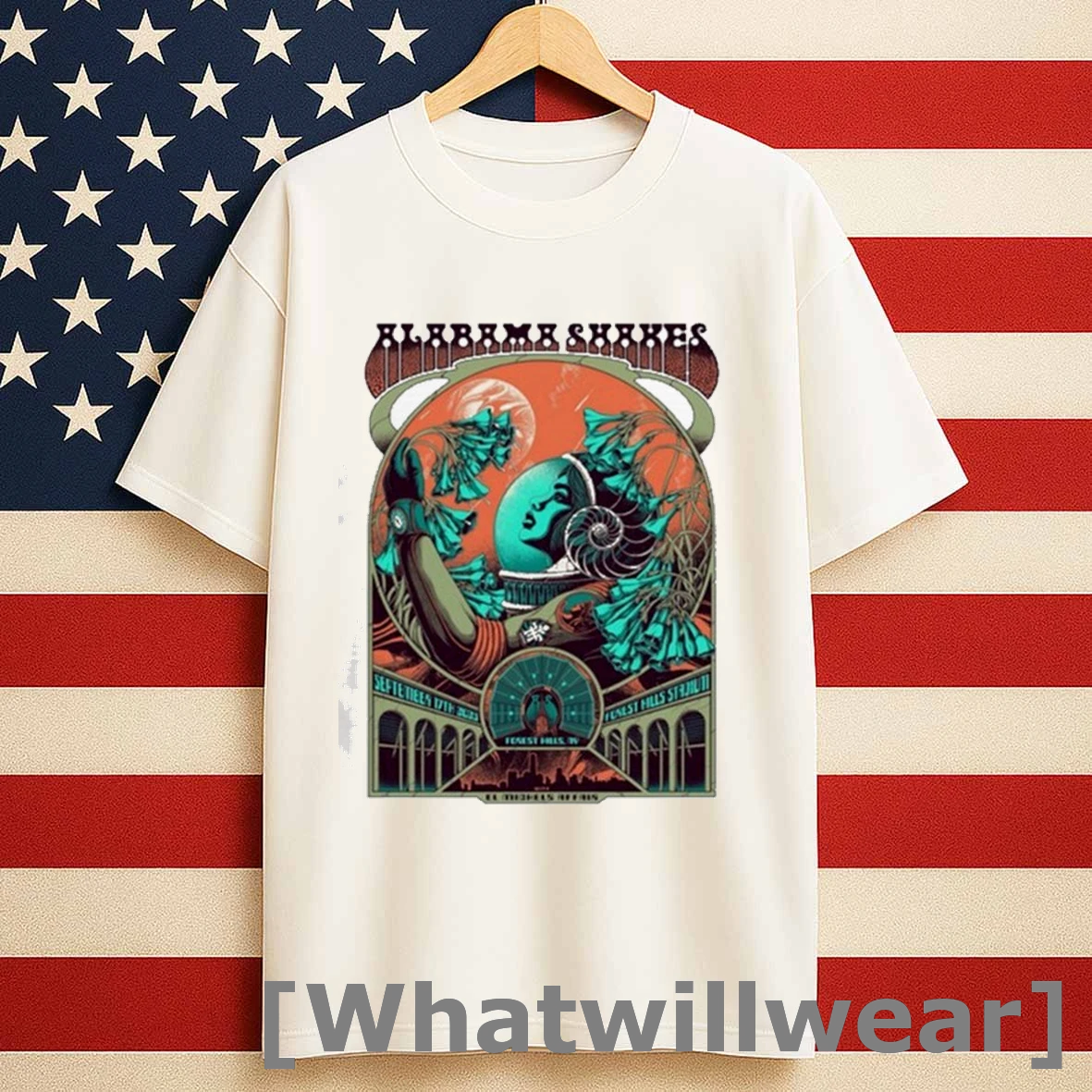 Alabama Shakes Forest Hills Ny Tour Sep 17 2025 Shirts