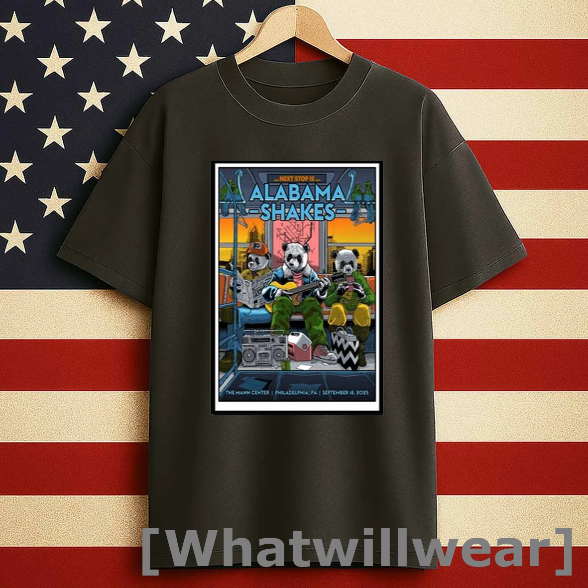 Alabama Shakes The Mann Center Philadelphia Sept 18 2025 Men Shirts