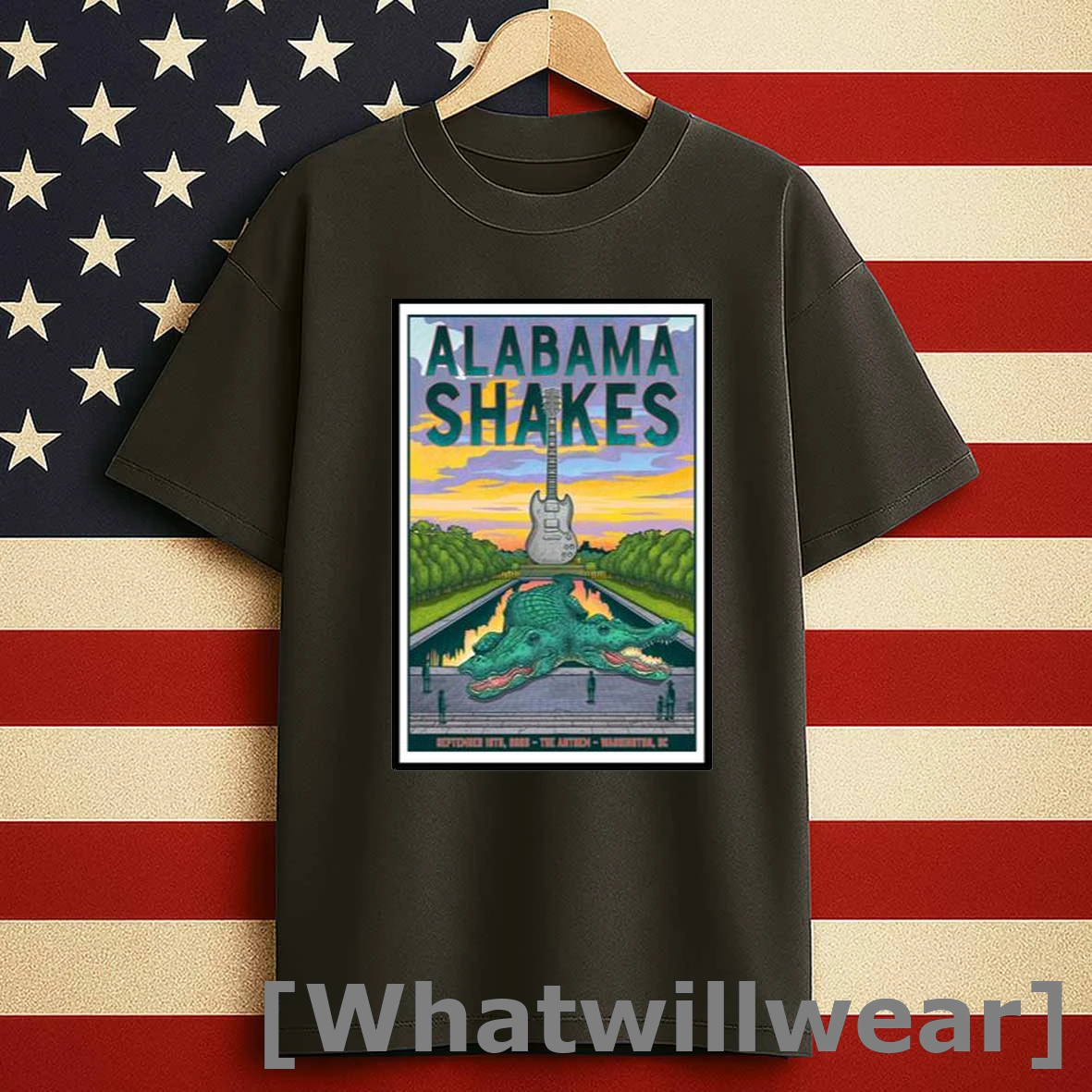 Alabama Shakes Washington Dc Event September 19 2025 Men Shirts
