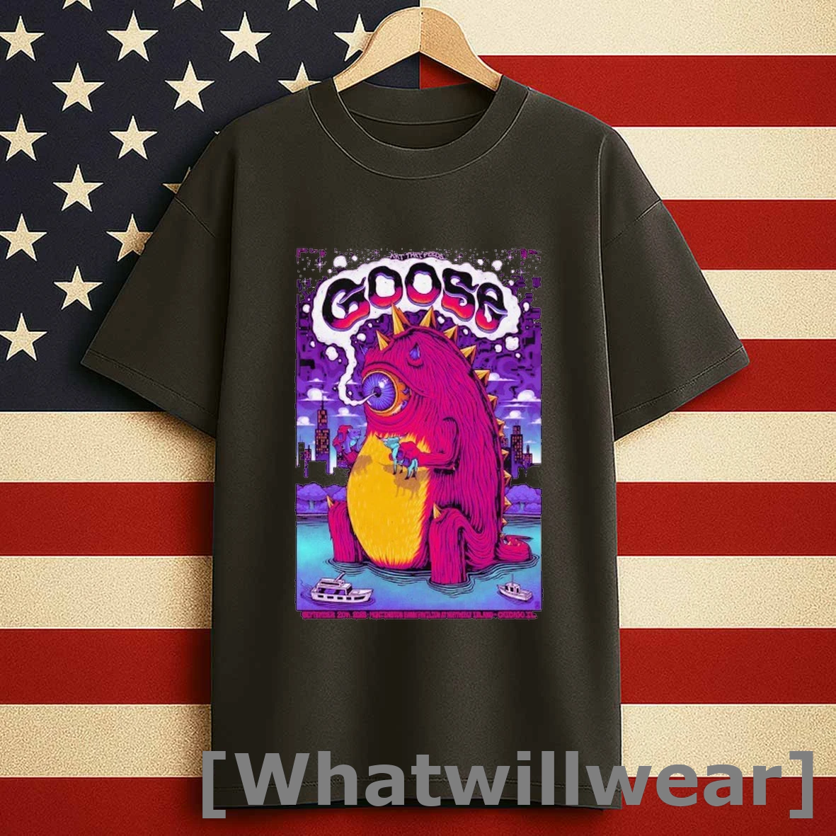 Art That Feeds Goose Tour 2025 Chicago Il Shirts